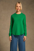 Merino Wool Jumper - Emerald