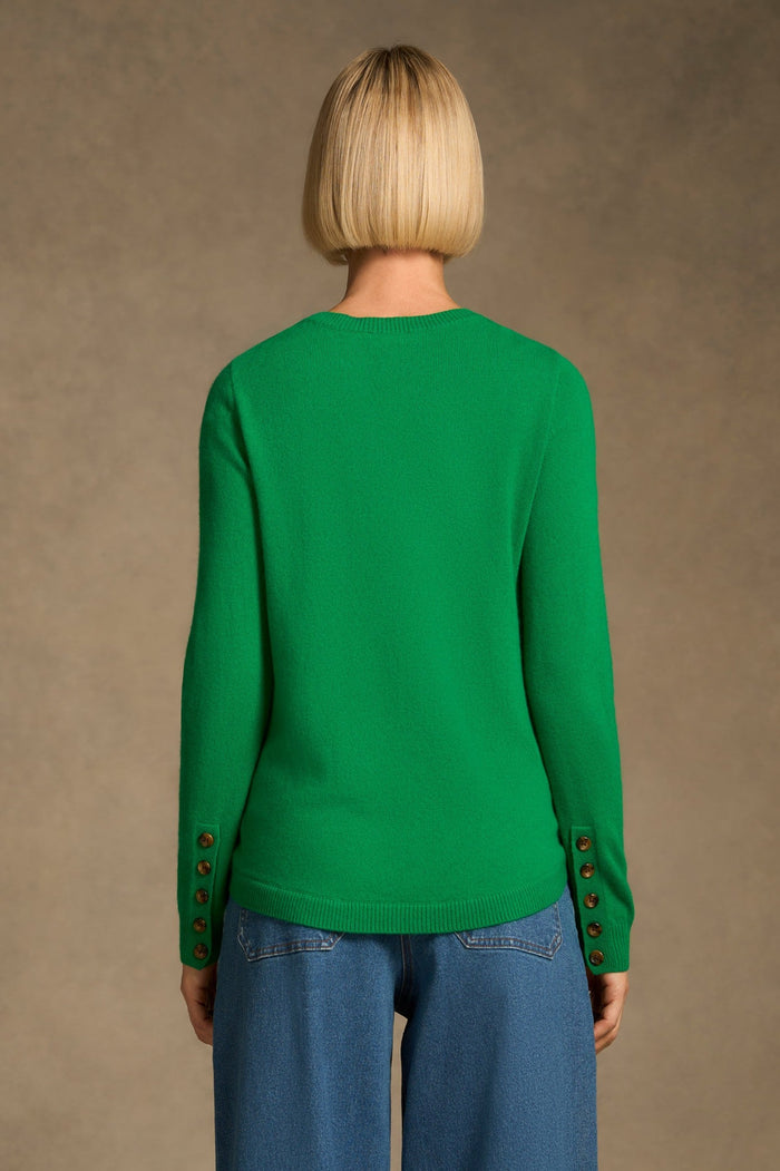Merino Wool Jumper - Emerald