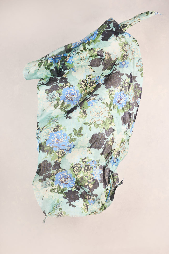 Midnight Blossom Scarf - Multicolour