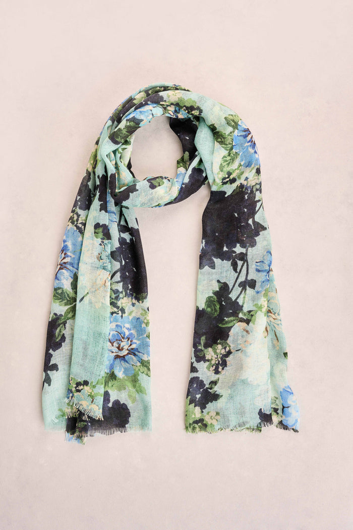 Midnight Blossom Scarf - Multicolour