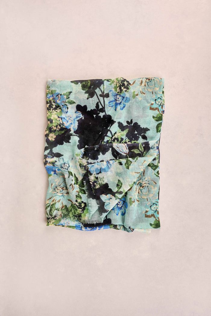Midnight Blossom Scarf - Multicolour