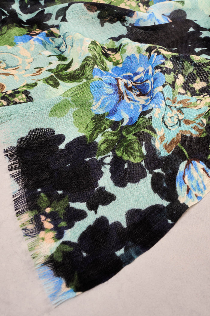 Midnight Blossom Scarf - Multicolour