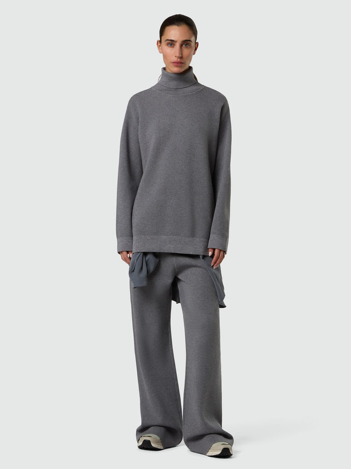 2 | Medium grey melange | long-trouser-12gg-knitwear-074814