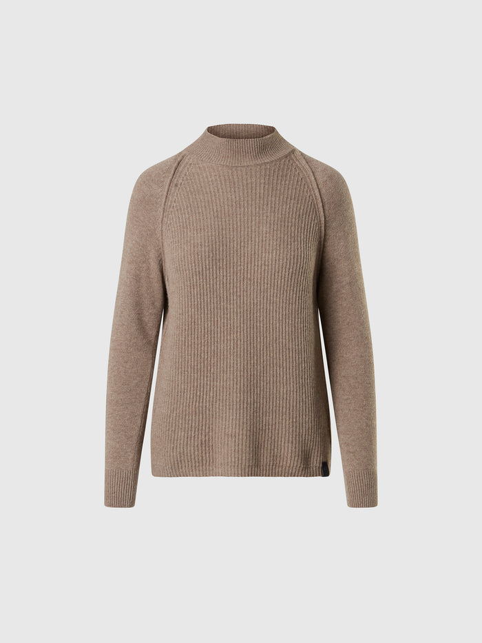 hover | Fossil melange | mock-neck-7gg-knitwear-095547