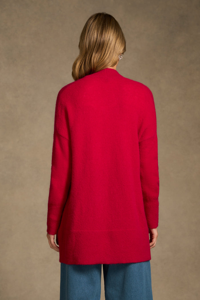 Mohair Blend Cardigan – Rouge