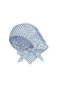 Monday Head Scarf - Sky Gingham