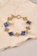 Multi Clover Bracelet - Blue