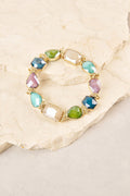 Multi Facet Stone Wrist - Multi