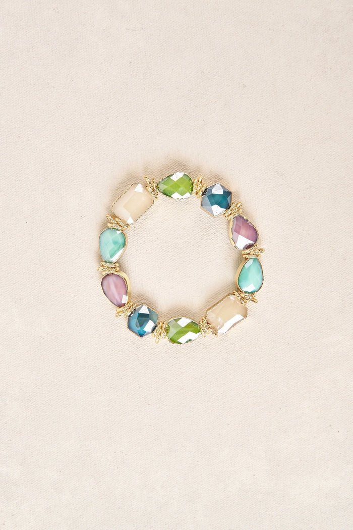 Multi Facet Stone Wrist - Multi
