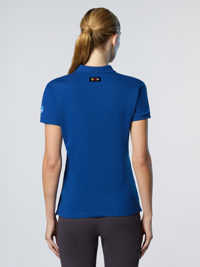 4 | Ocean blue | polo-shorth-sleeve-woman-593014