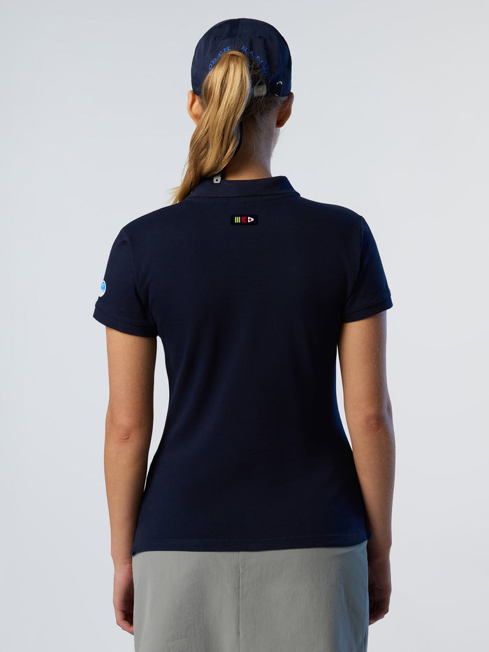 4 | Navy blue | polo-shorth-sleeve-woman-593014