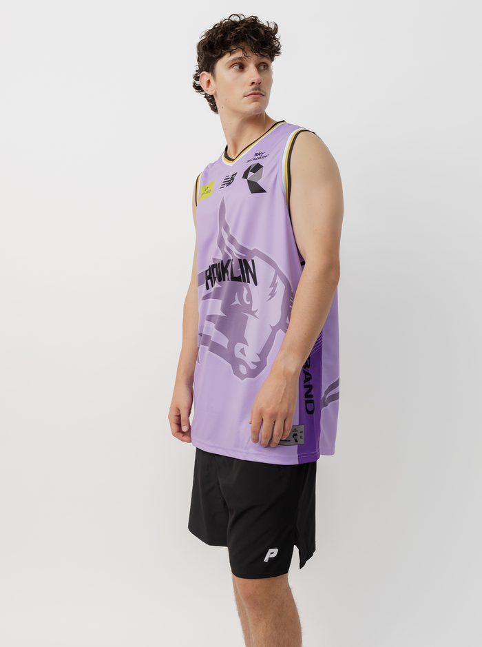 NZNBL Franklin Bulls City Edition Rapid League Singlet Mens