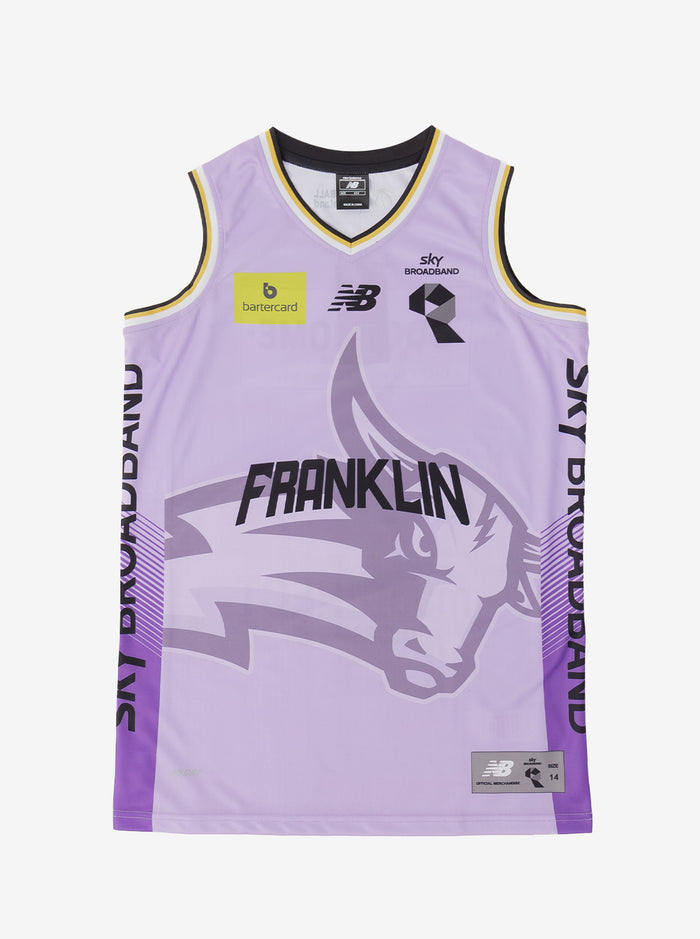 NZNBL Franklin Bulls City Edition Rapid League Singlet Youth
