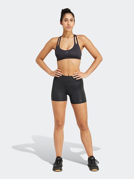 Optime 4" Raw-Cut-Hem Short Leggings