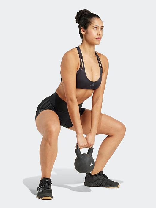 Optime 4" Raw-Cut-Hem Short Leggings