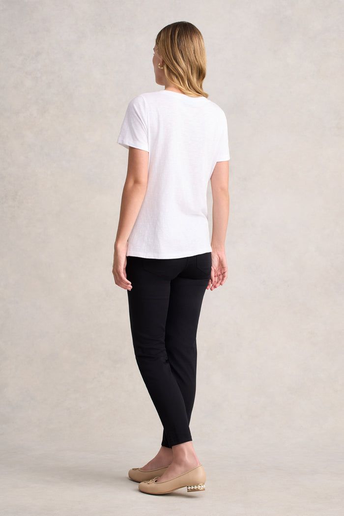 Organic Cotton Slub T-Shirt - White