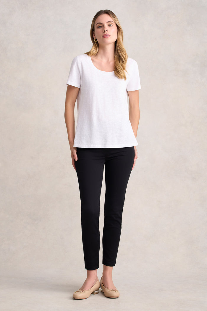 Organic Cotton Slub T-Shirt - White