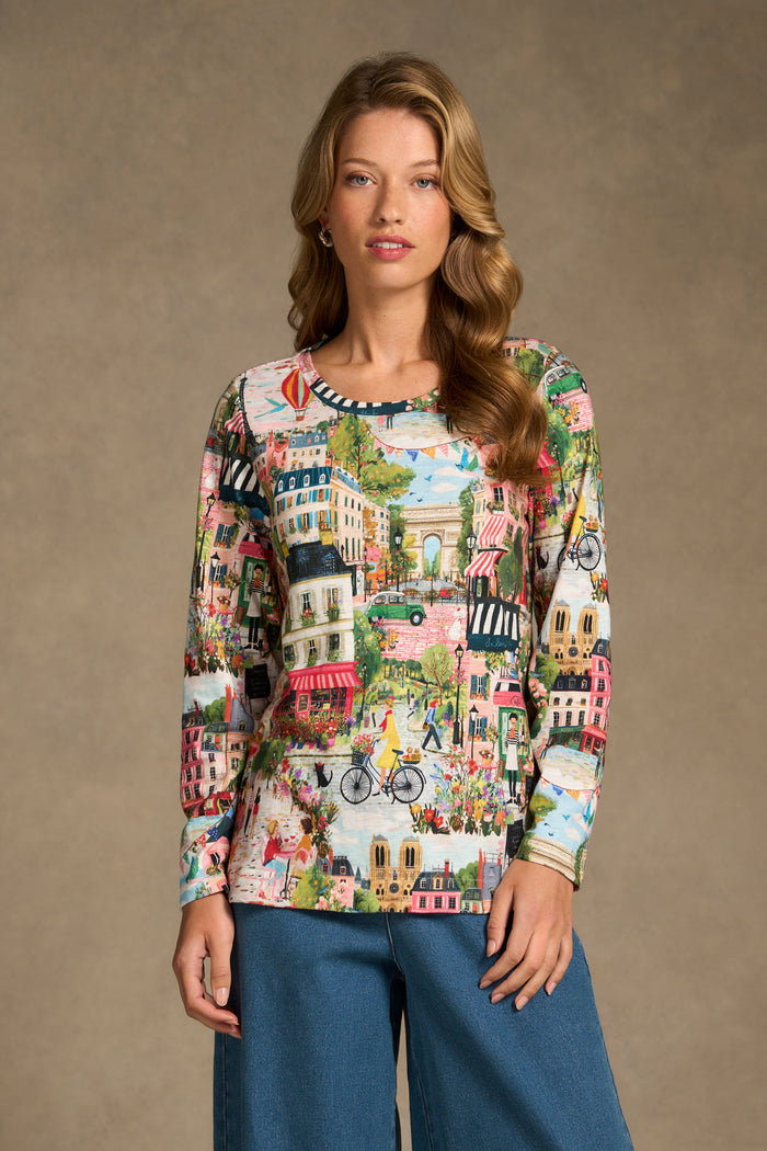 Organic Cotton T-Shirt - Amour Print