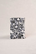 Paris Print Cos Bag - Black