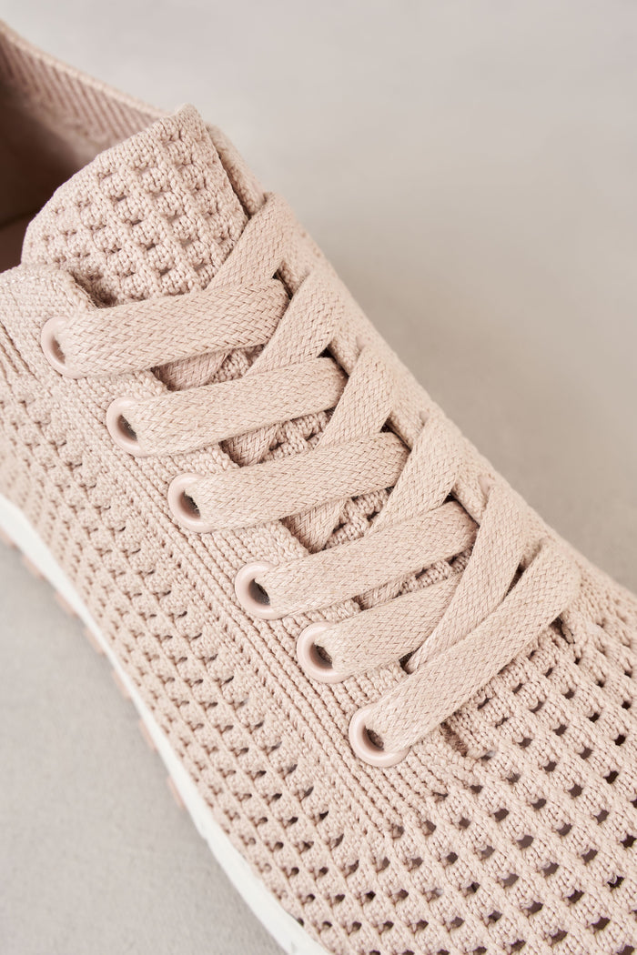 Perla Knit Sneaker - Stone