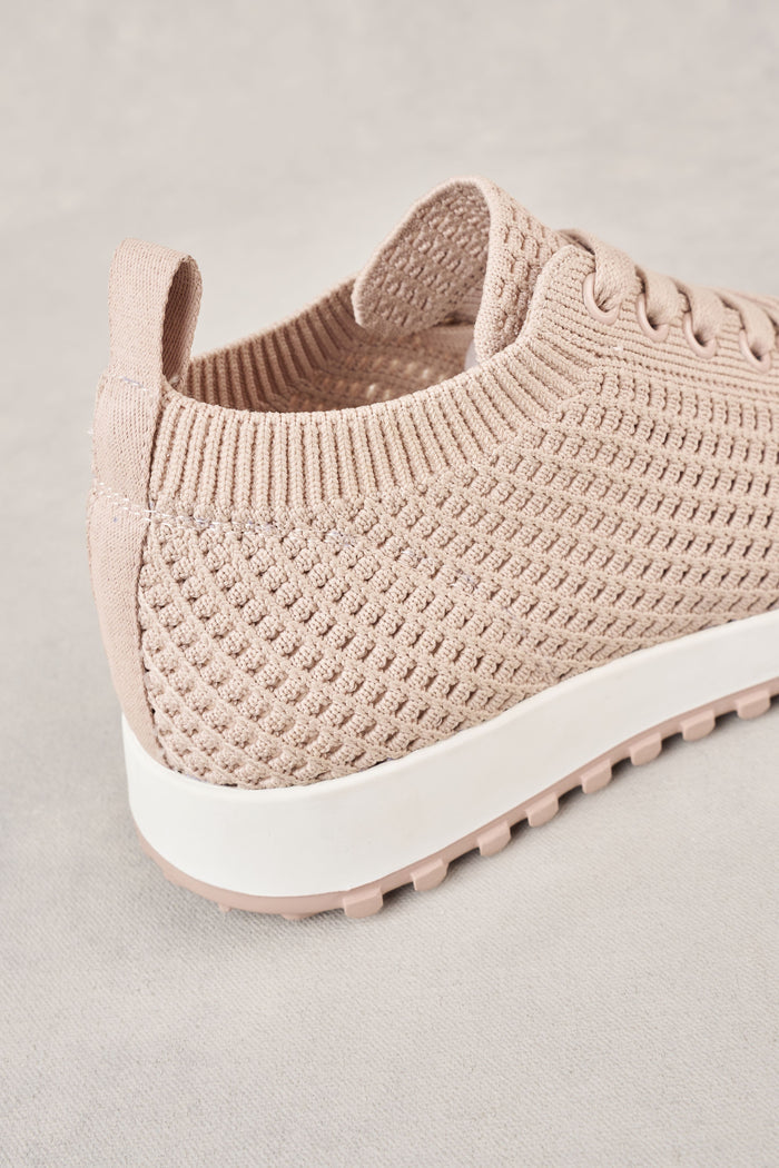 Perla Knit Sneaker - Stone