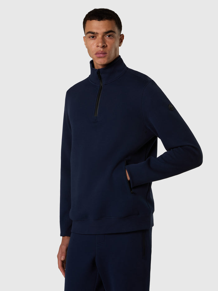 1 | Navy blue | half-zip--sweatshirt-691417