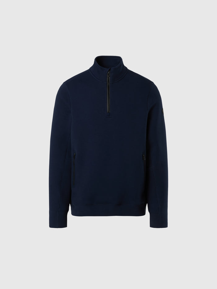 hover | Navy blue | half-zip--sweatshirt-691417