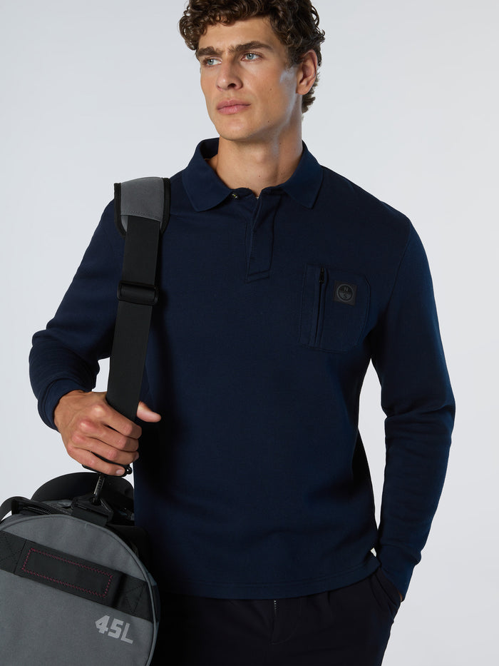 2 | Navy blue | polo-long-sleeve-692627
