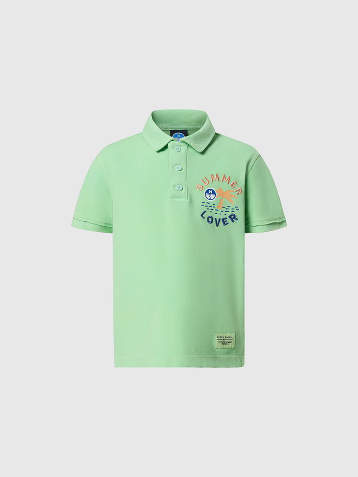 hover | Summer green | polo-short-sleeve-wgraphic-795098
