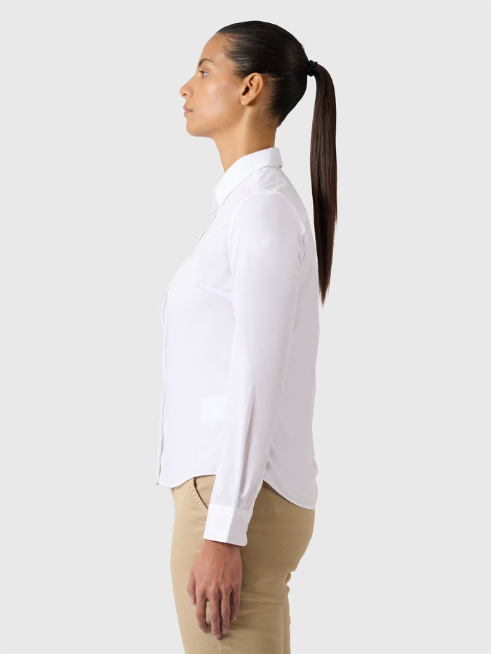 6 | White | women's-poplin-shirt-27W607
