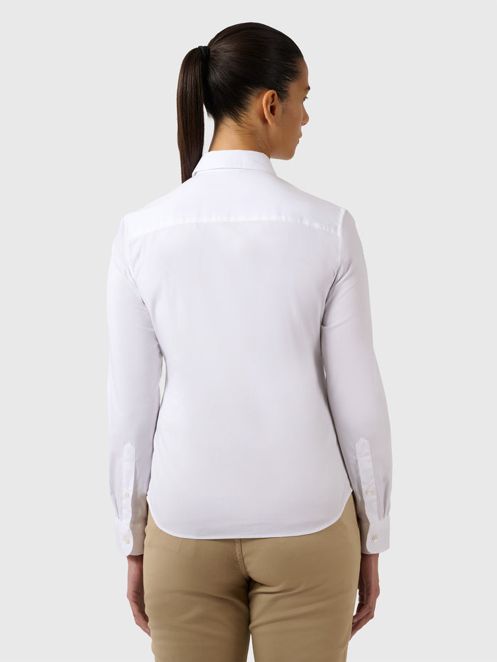 4 | White | women's-poplin-shirt-27W607