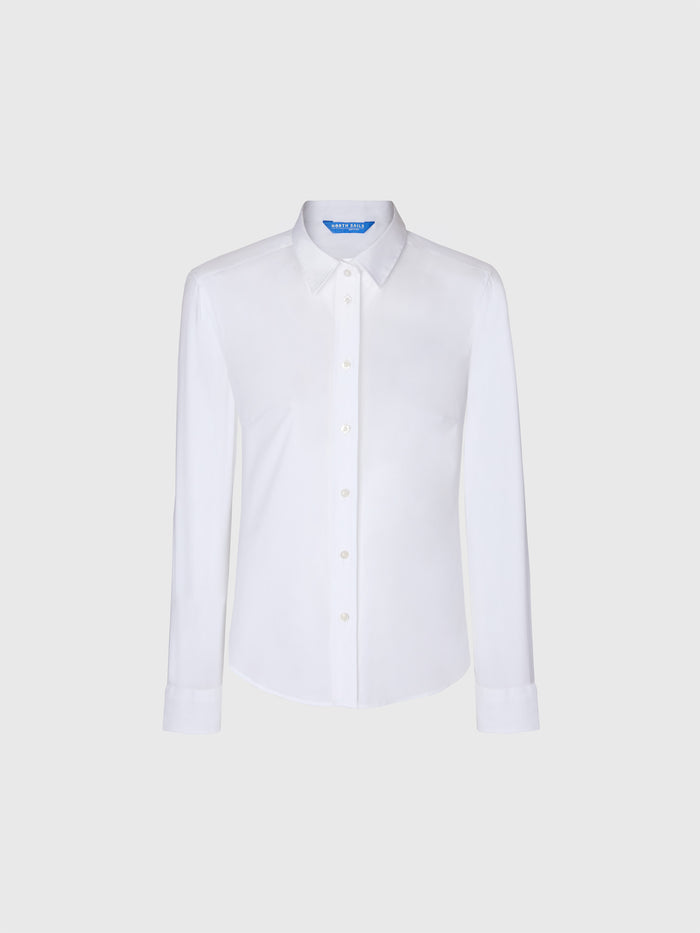 hover | White | women's-poplin-shirt-27W607