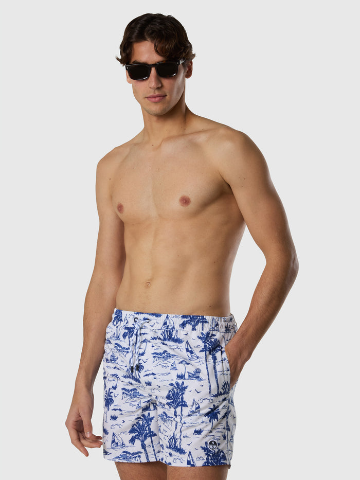 1 | Combo 21 675051 | allover-print-volley-beachwear-40cm-675051