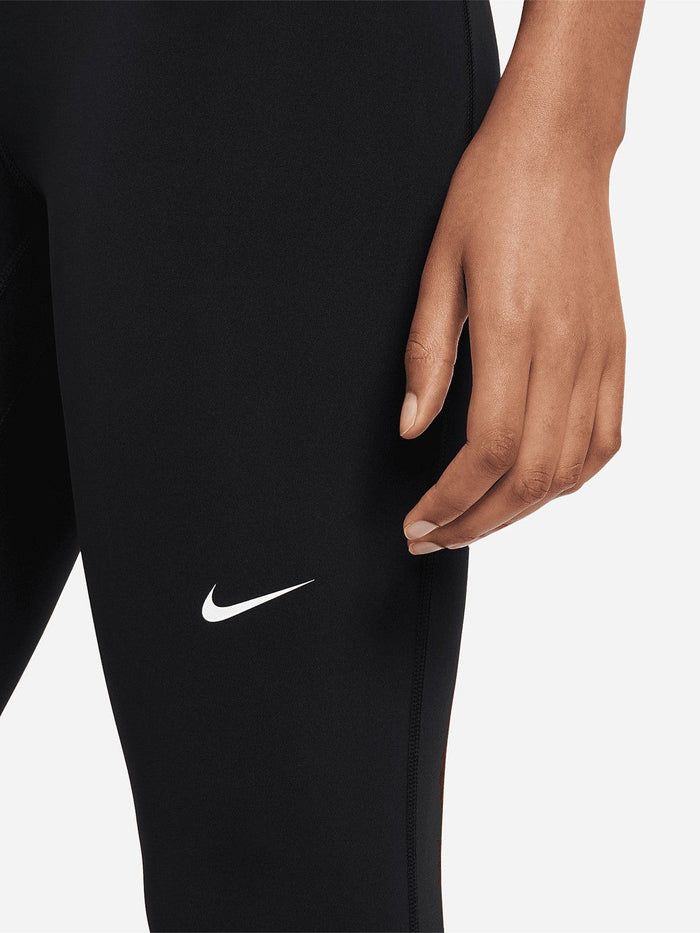 Pro 365 Mid-Rise Cropped Mesh Panel Leggings