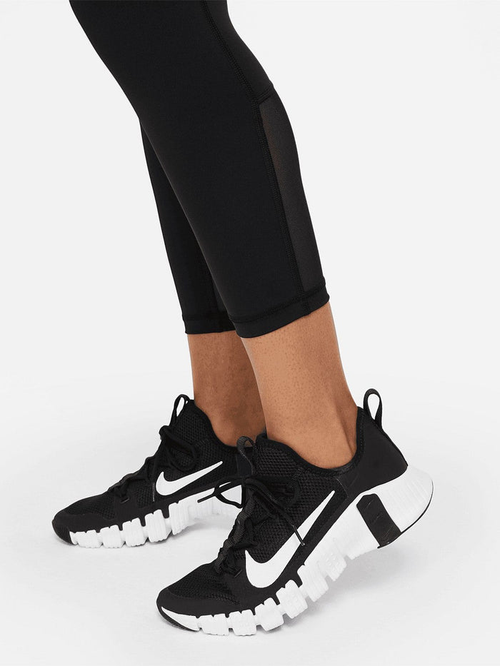 Pro 365 Mid-Rise Cropped Mesh Panel Leggings