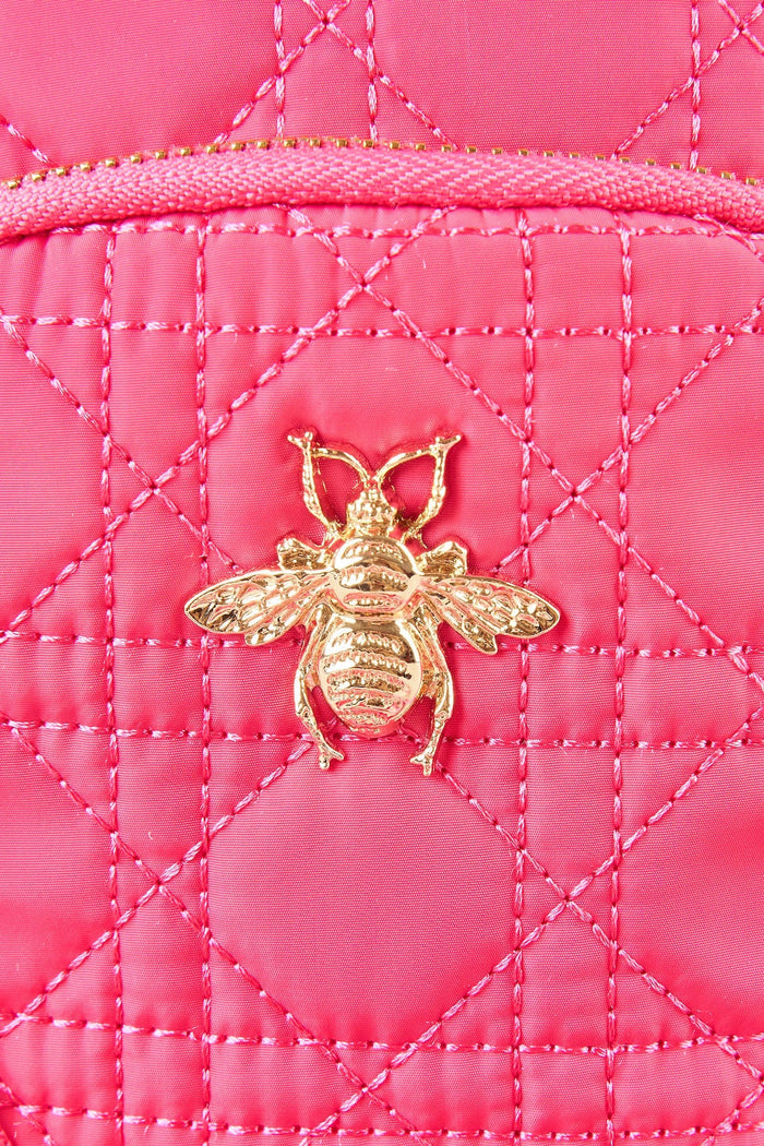 Quilted Phone Bag - Rose Pink