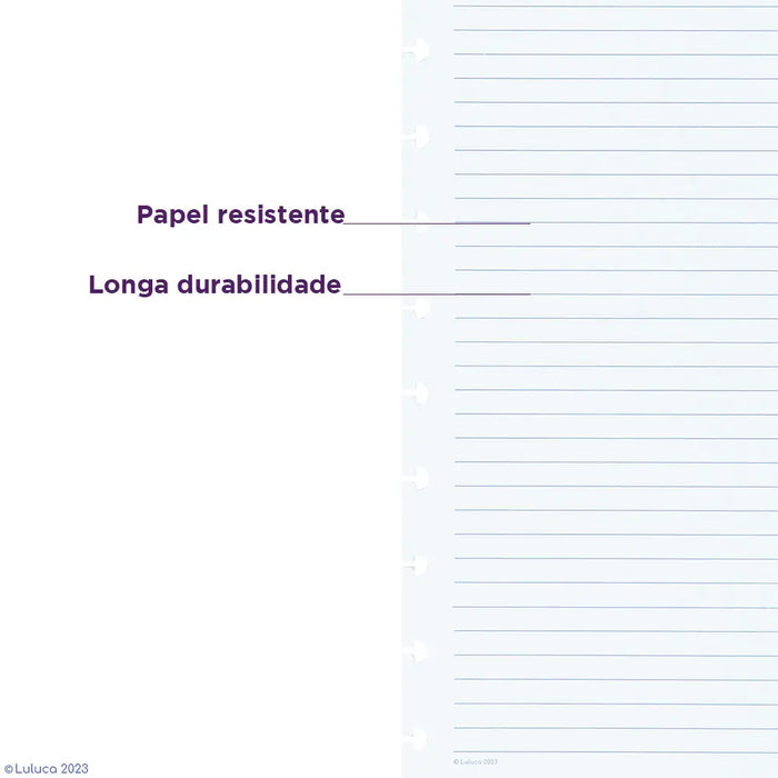 REFIL PAUTADO BY LULUCA Caderno Inteligente ®