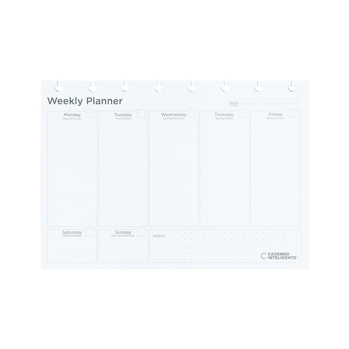Refil Weekly Planner My Frame (cópia) Caderno Inteligente ®