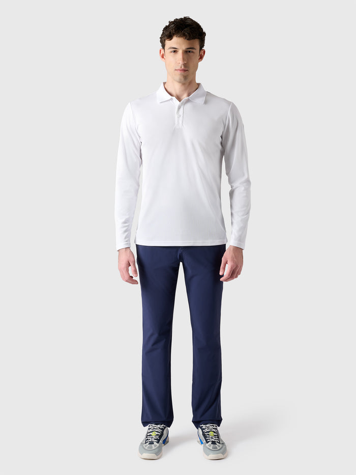 5 | White | regatta-fast-dry-ls-polo-27M120