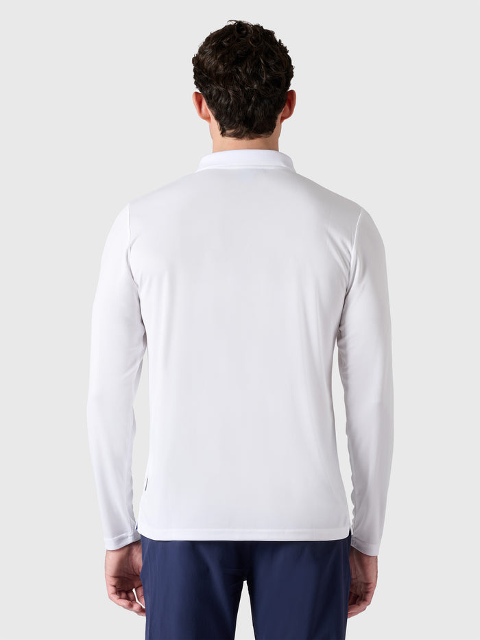 4 | White | regatta-fast-dry-ls-polo-27M120