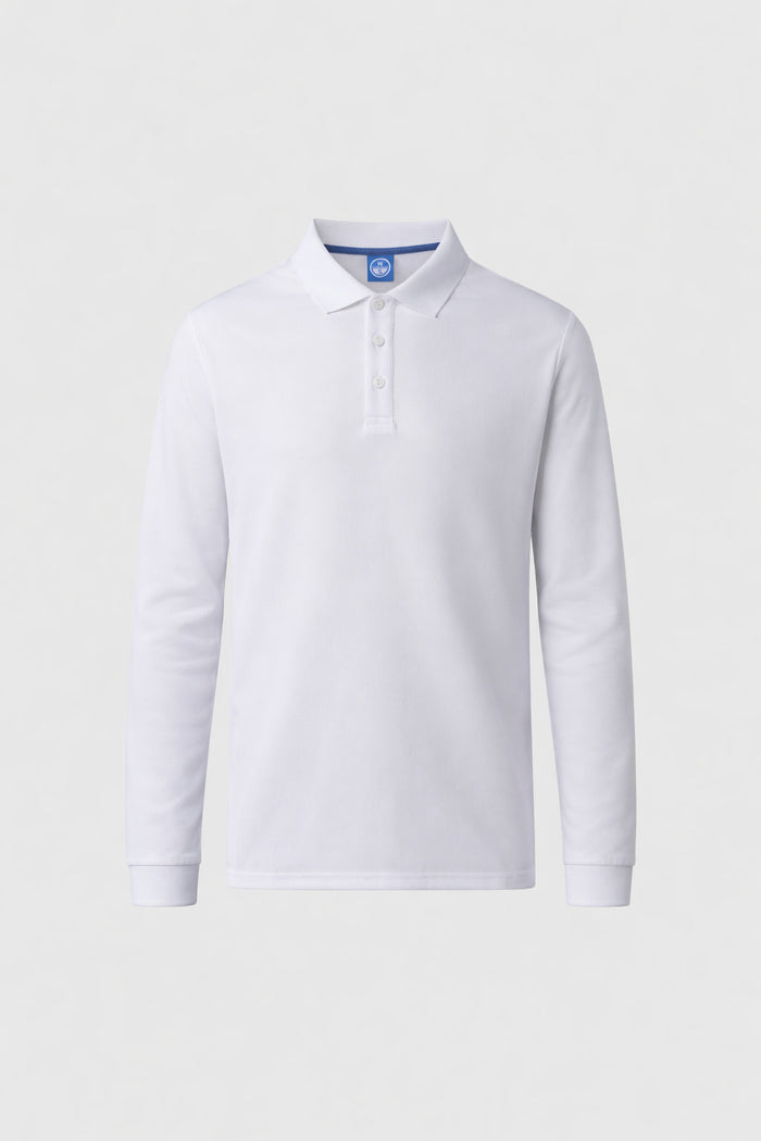 hover | White | regatta-fast-dry-ls-polo-27M120