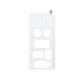 Brinde Régua Stencil Criativa Caderno Inteligente ®