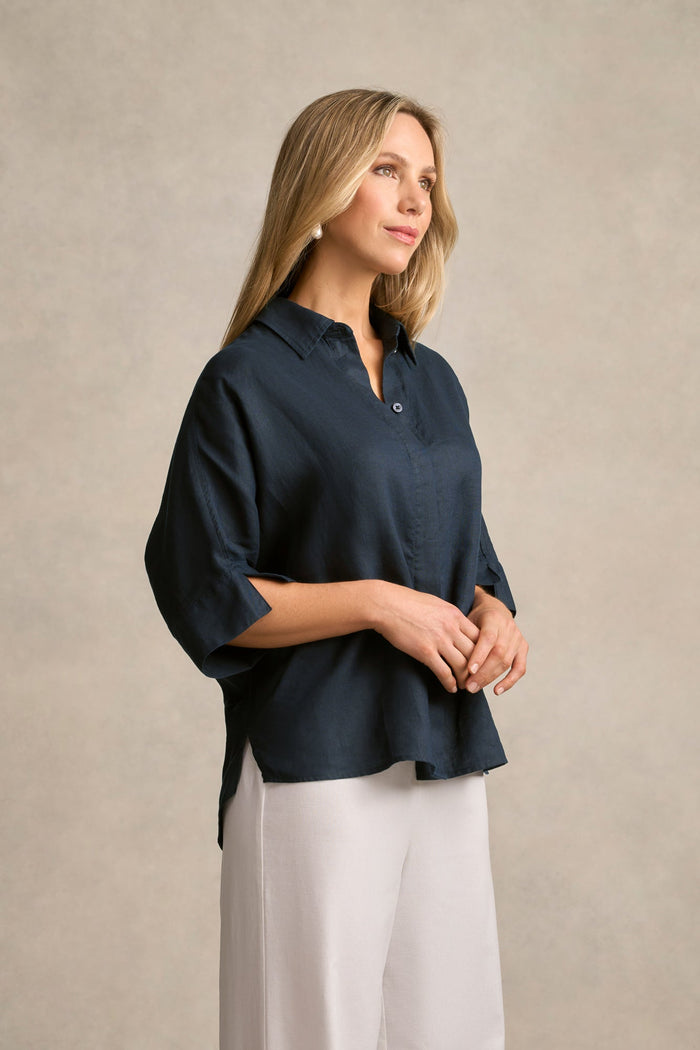 Relaxed Lightweight Shirt - Ink