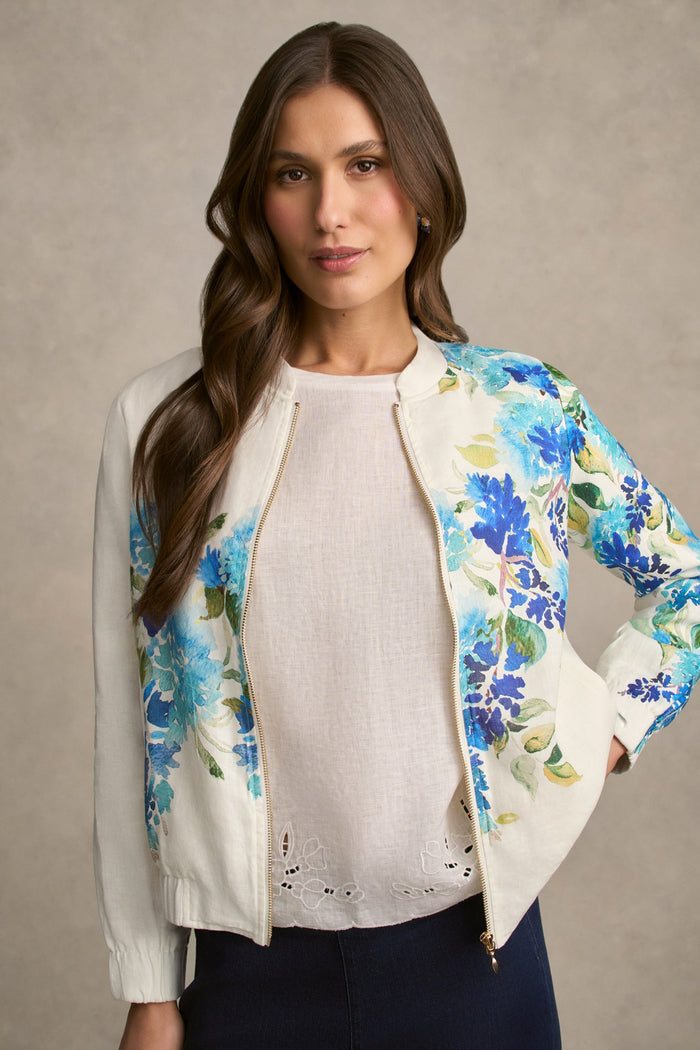 Resort Jacket - Watercolour Floral