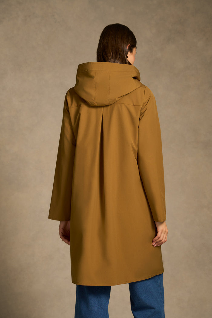 Reversible Raincoat - Tobacco / Black