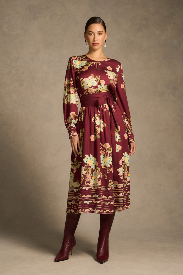 Rococo Shift Dress - Baroque Print
