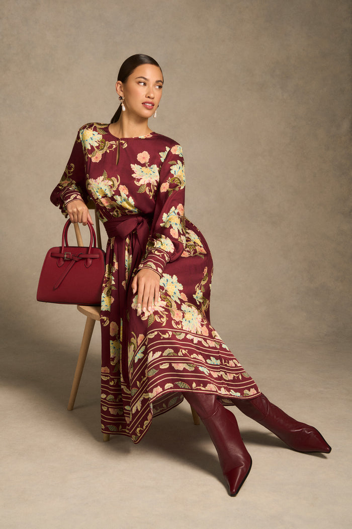 Rococo Shift Dress - Baroque Print