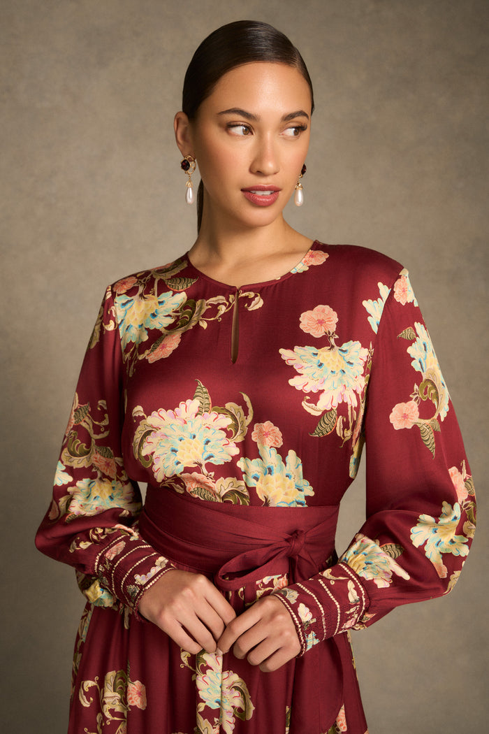 Rococo Shift Dress - Baroque Print