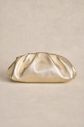 Round Clutch - Metallic Gold