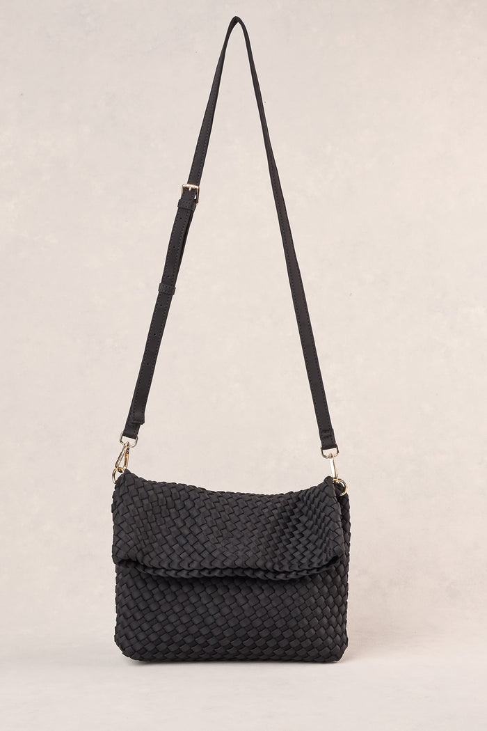 Soft Woven Clutch - Black